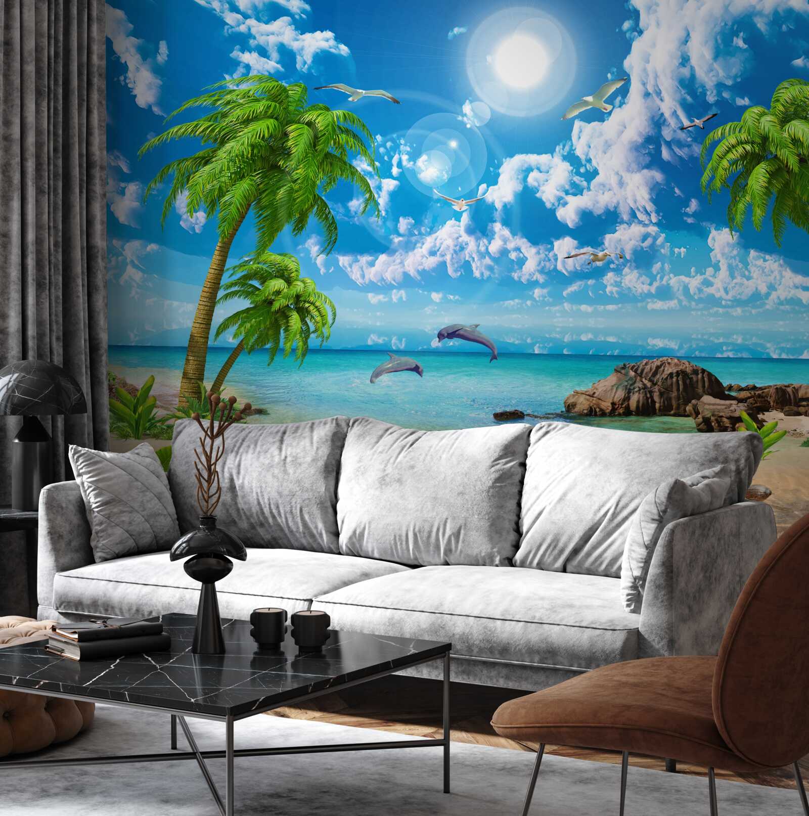 Фотошпалери природа тропічного узбережжя