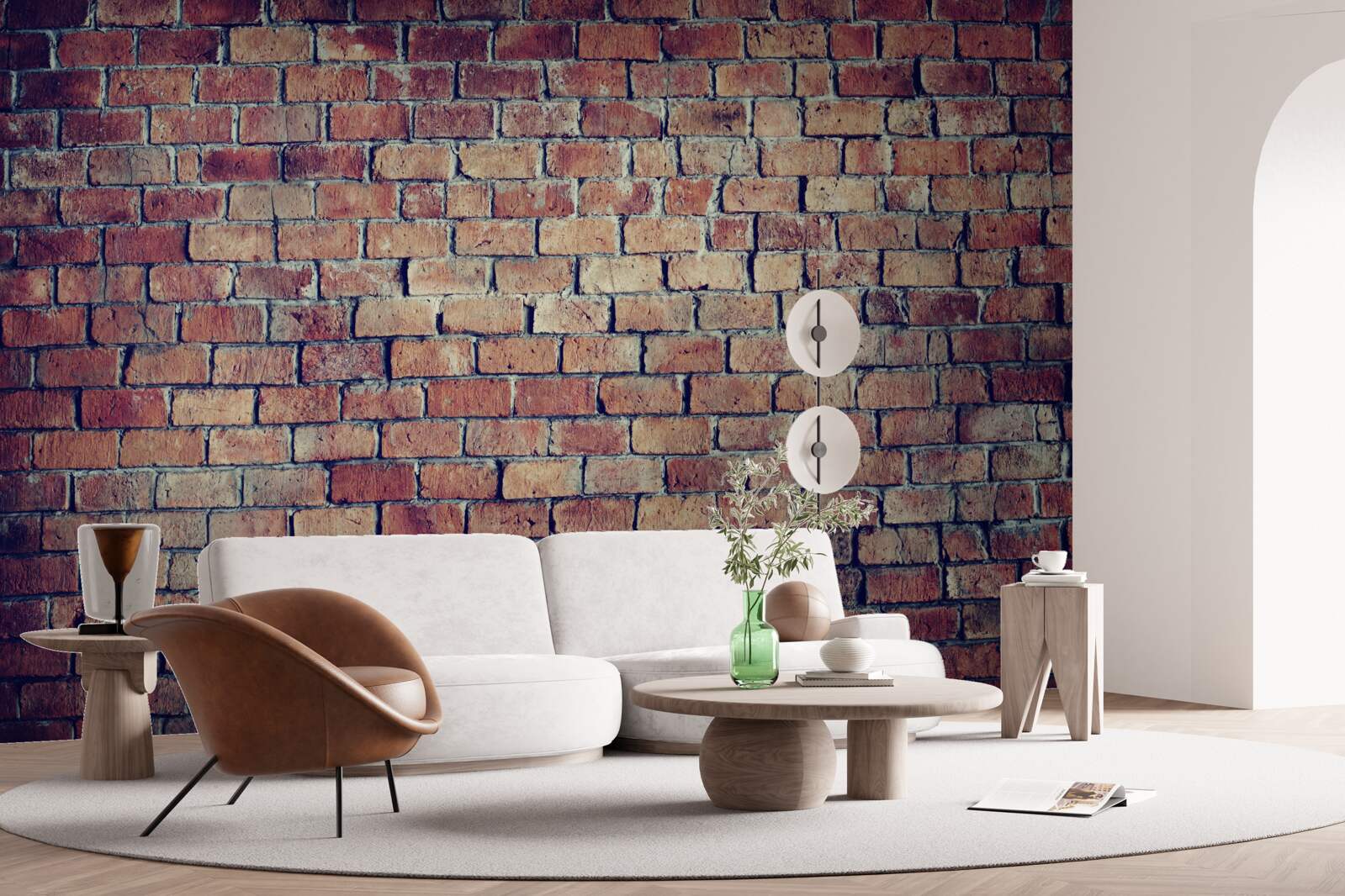 Фотошпалери Стіна з червоної цегли
