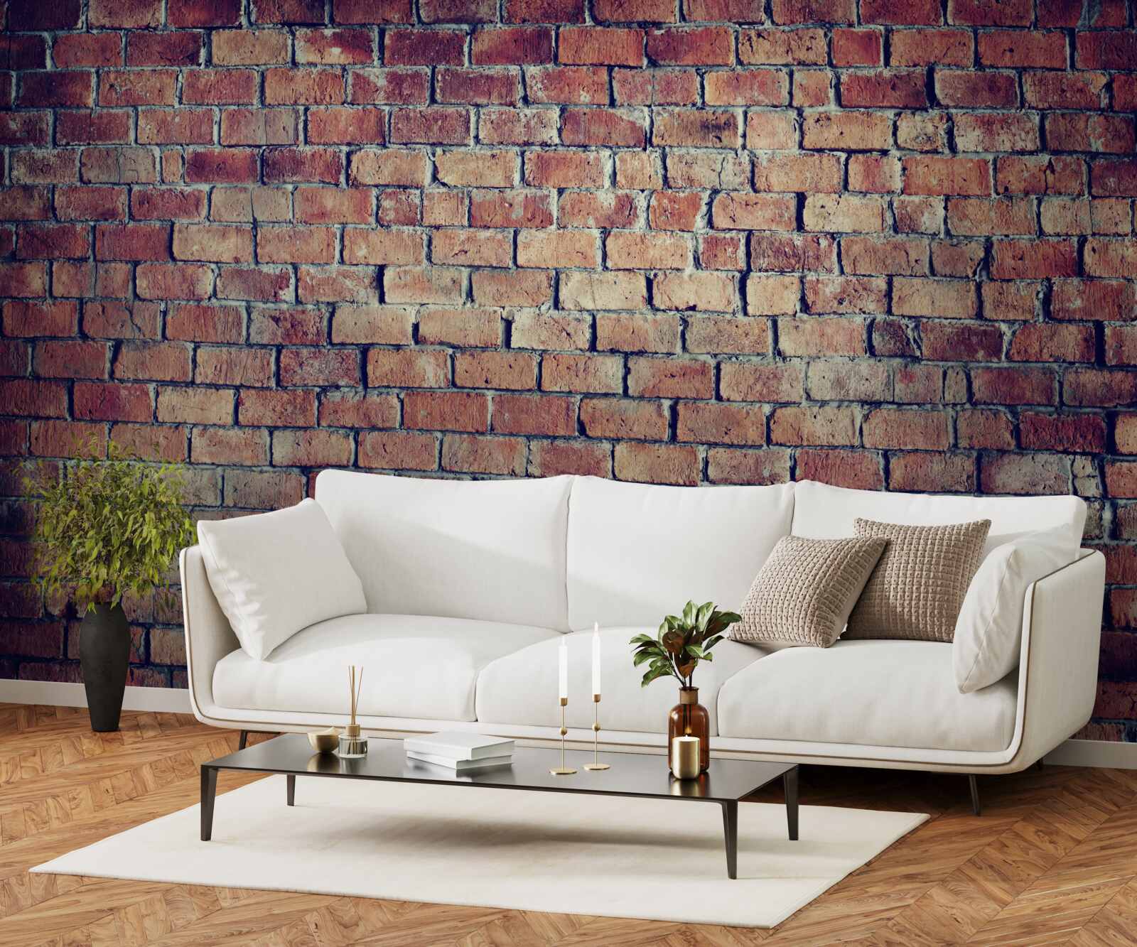 Фотошпалери Стіна з червоної цегли