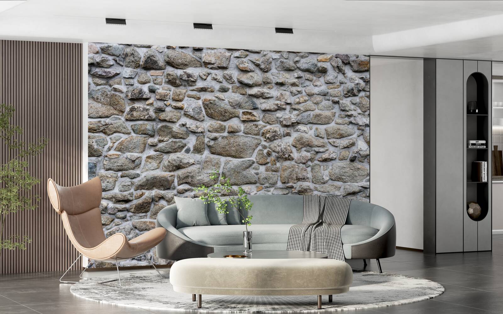 Фотошпалери каміння різних розмірів і форм