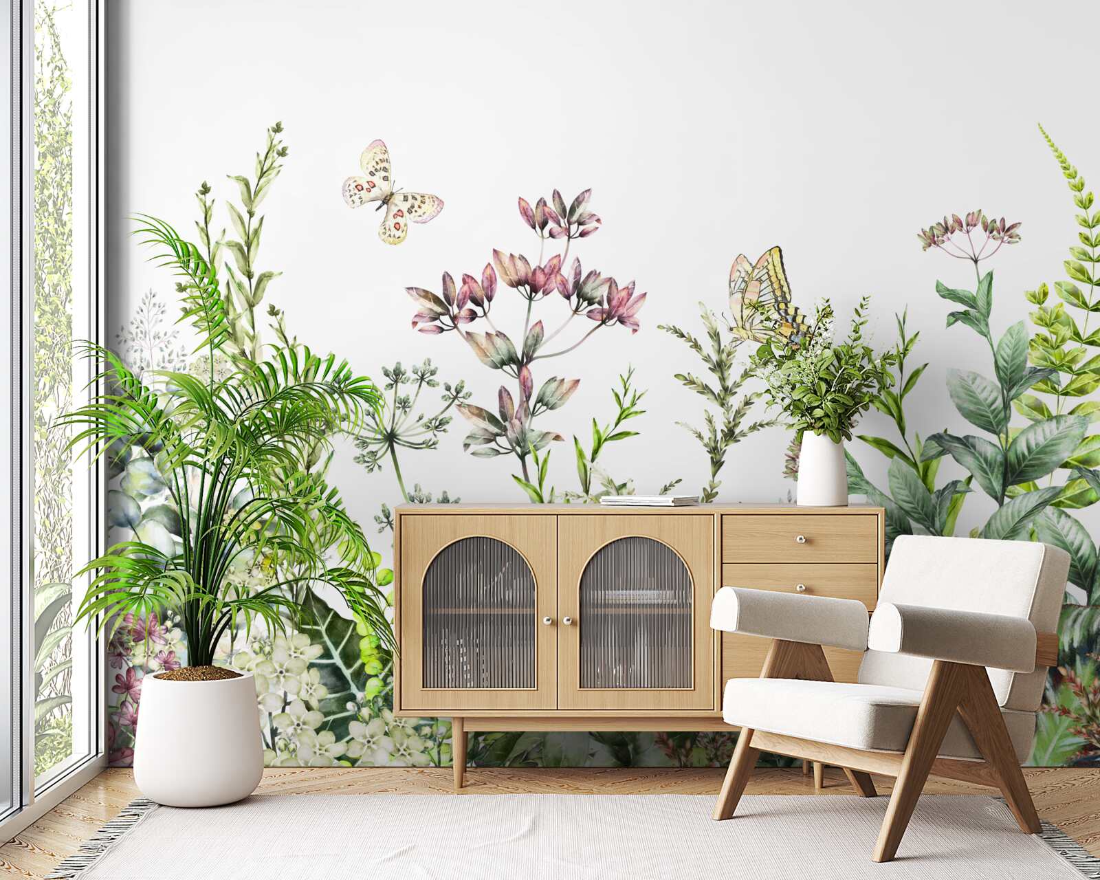 Фотошпалери Лускокрилі на польових бутонах