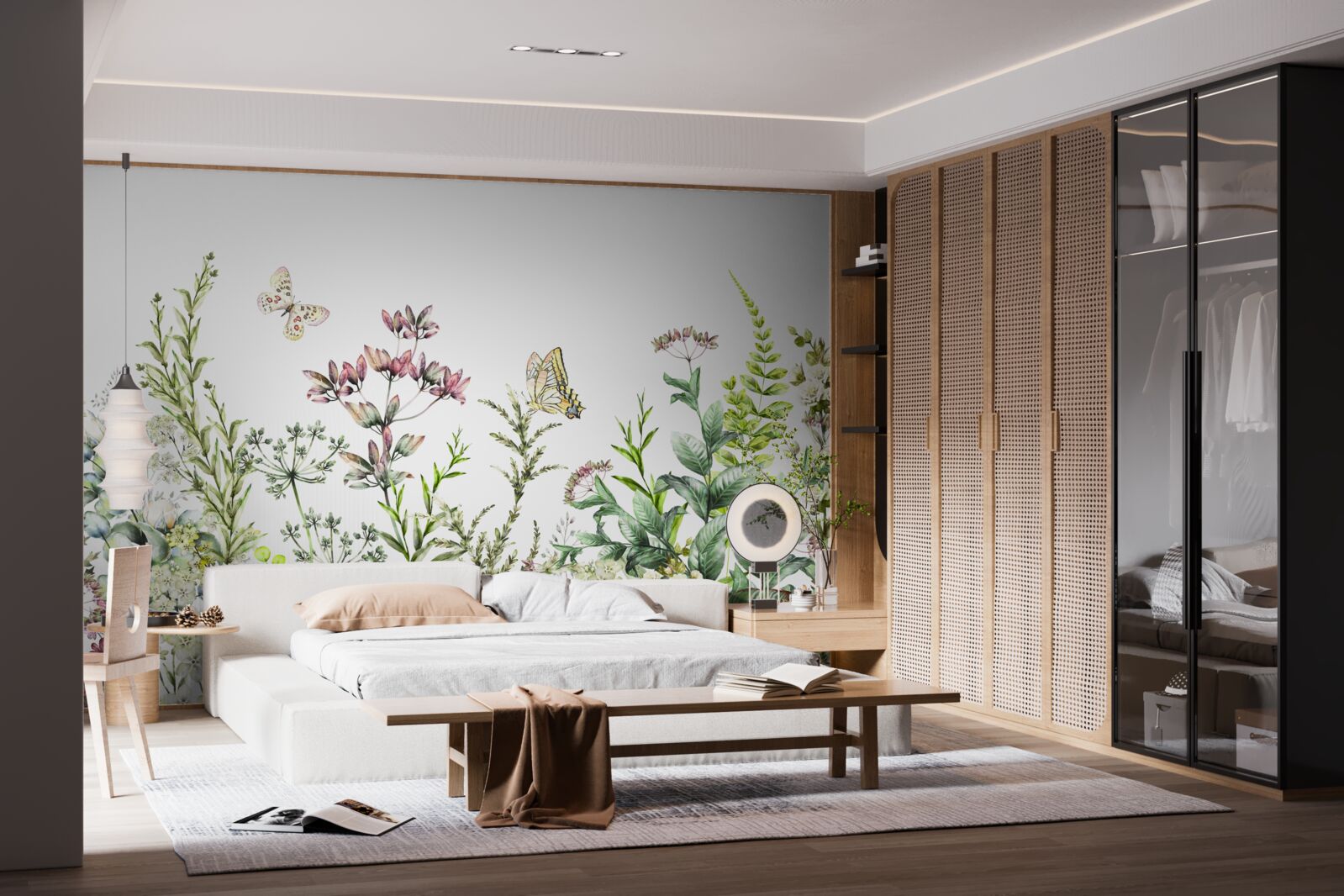 Фотошпалери Лускокрилі на польових бутонах