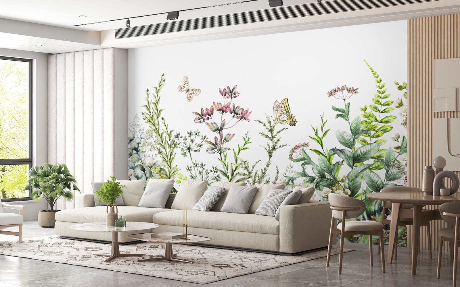 Фотошпалери Лускокрилі на польових бутонах