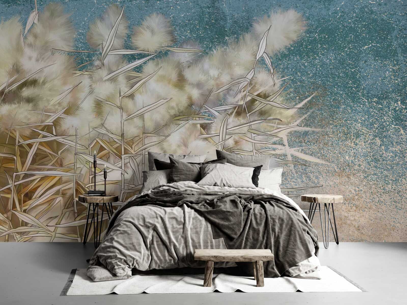 Фотошпалери промисловість білої бавовни