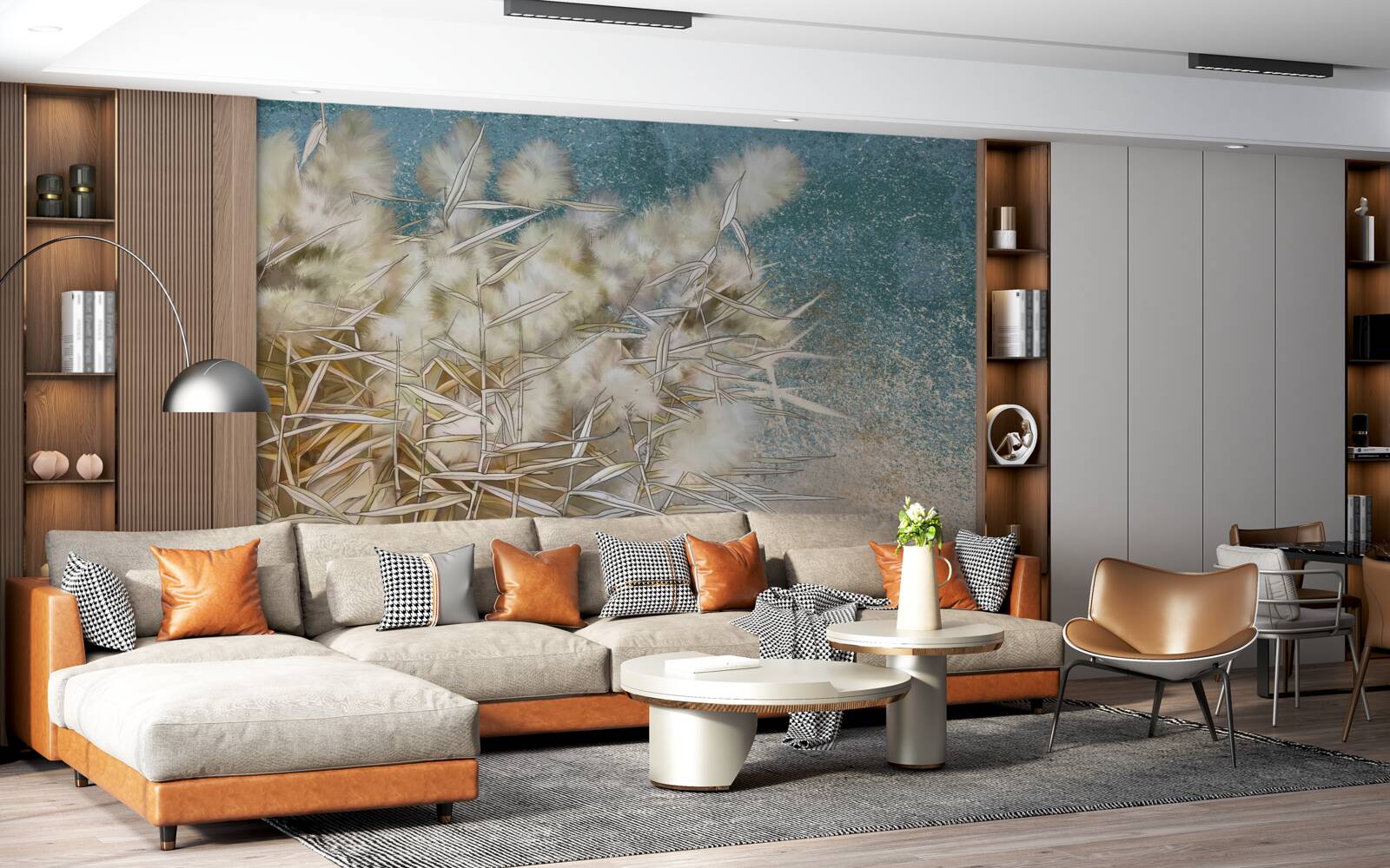 Фотошпалери промисловість білої бавовни