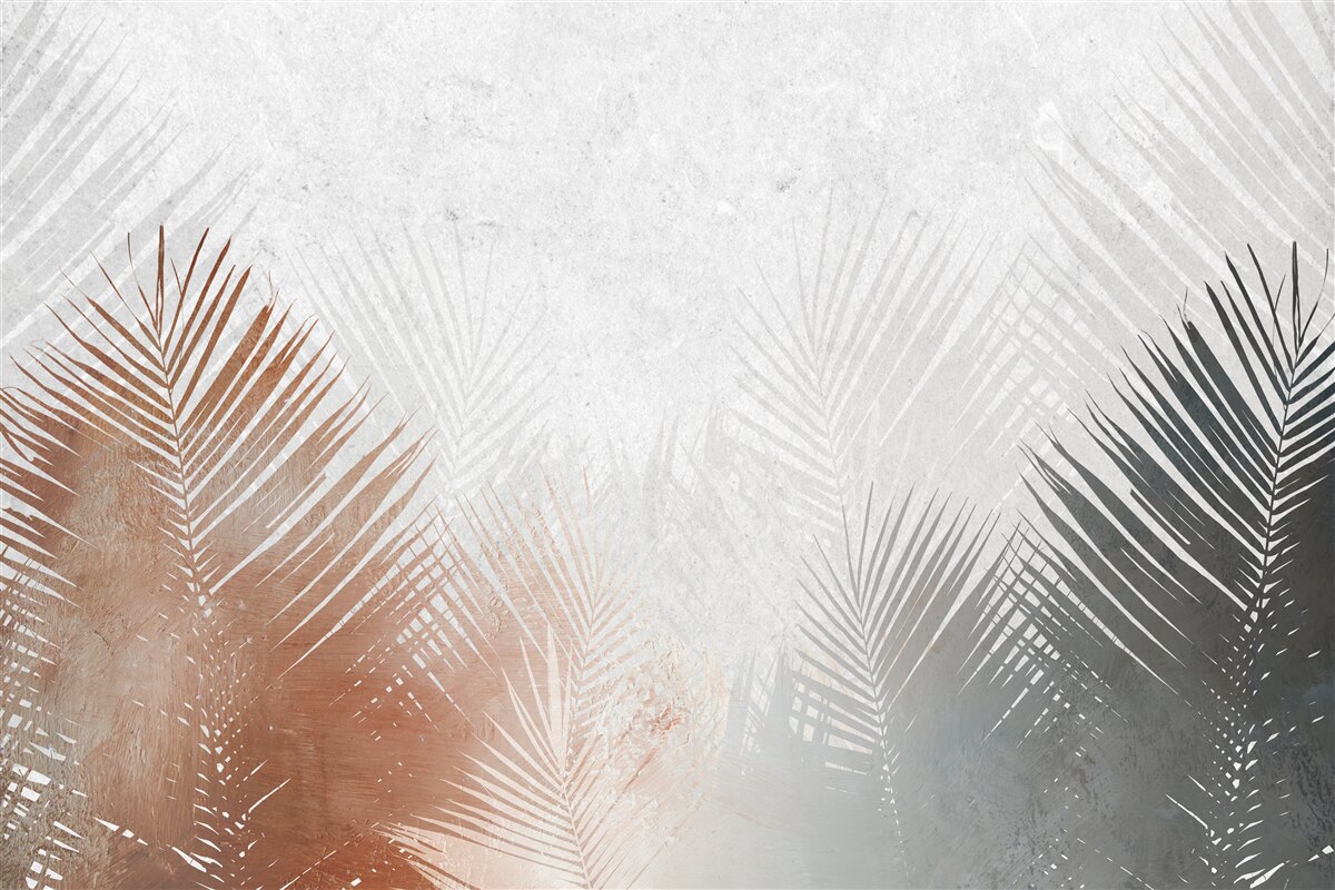 Фотошпалери осіння абстракція в туманному лісі