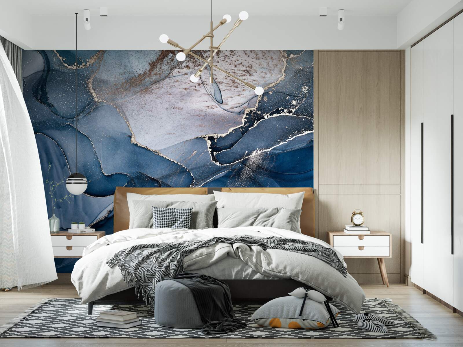 Фотошпалери алкогольні відтінки чорнила