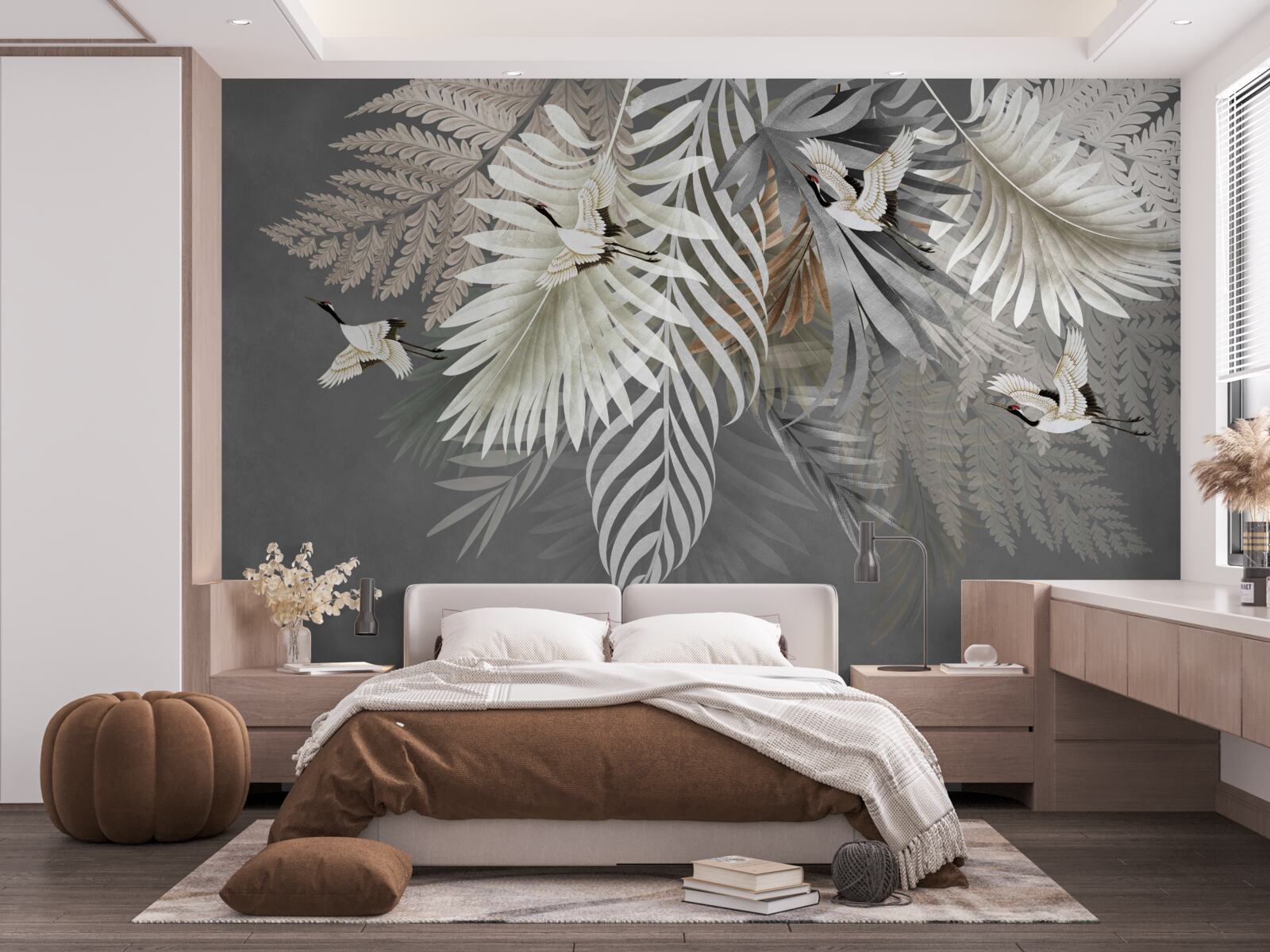 Фотошпалери підвісний букет листя з тропіків