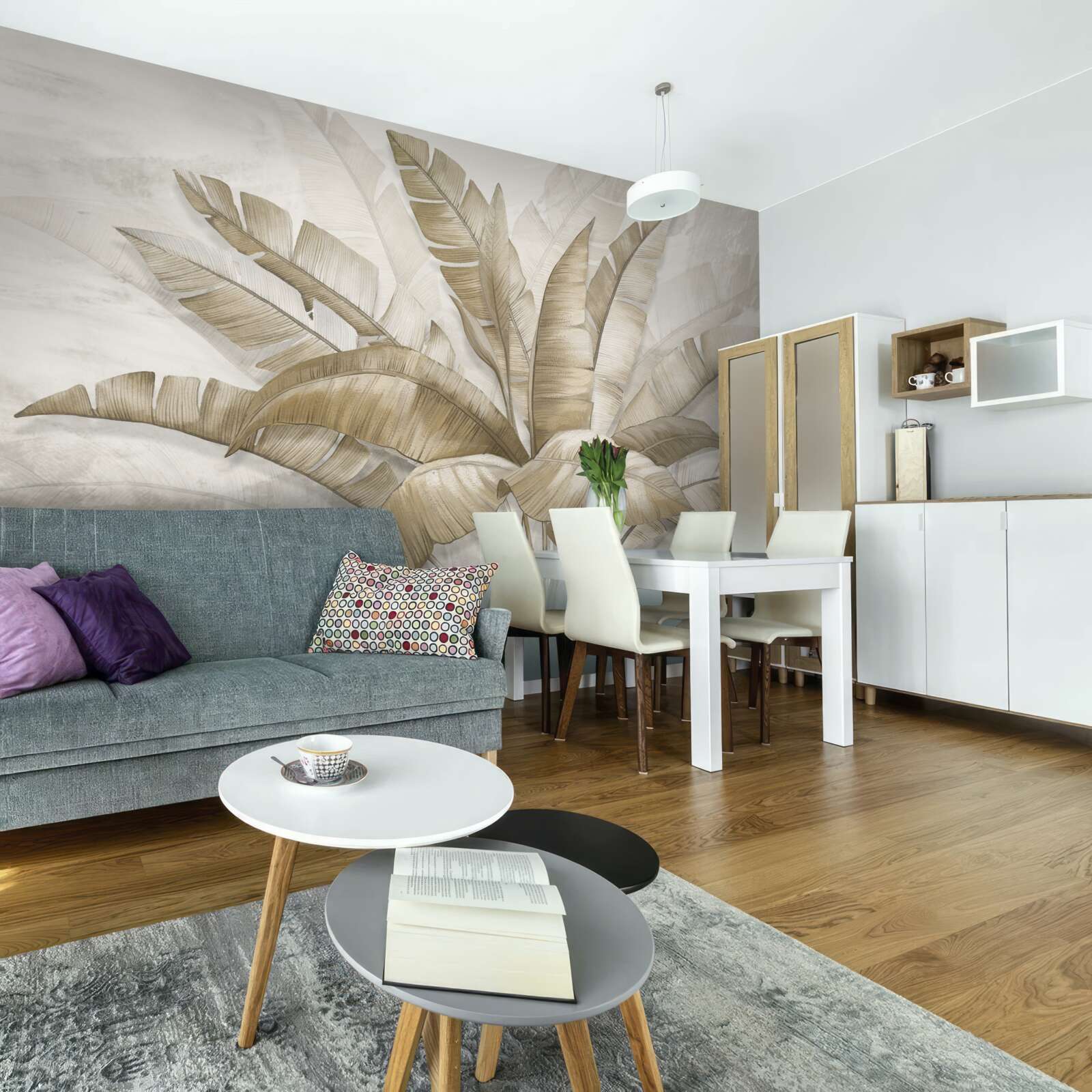 Фотошпалери пучок великого пальмового листя