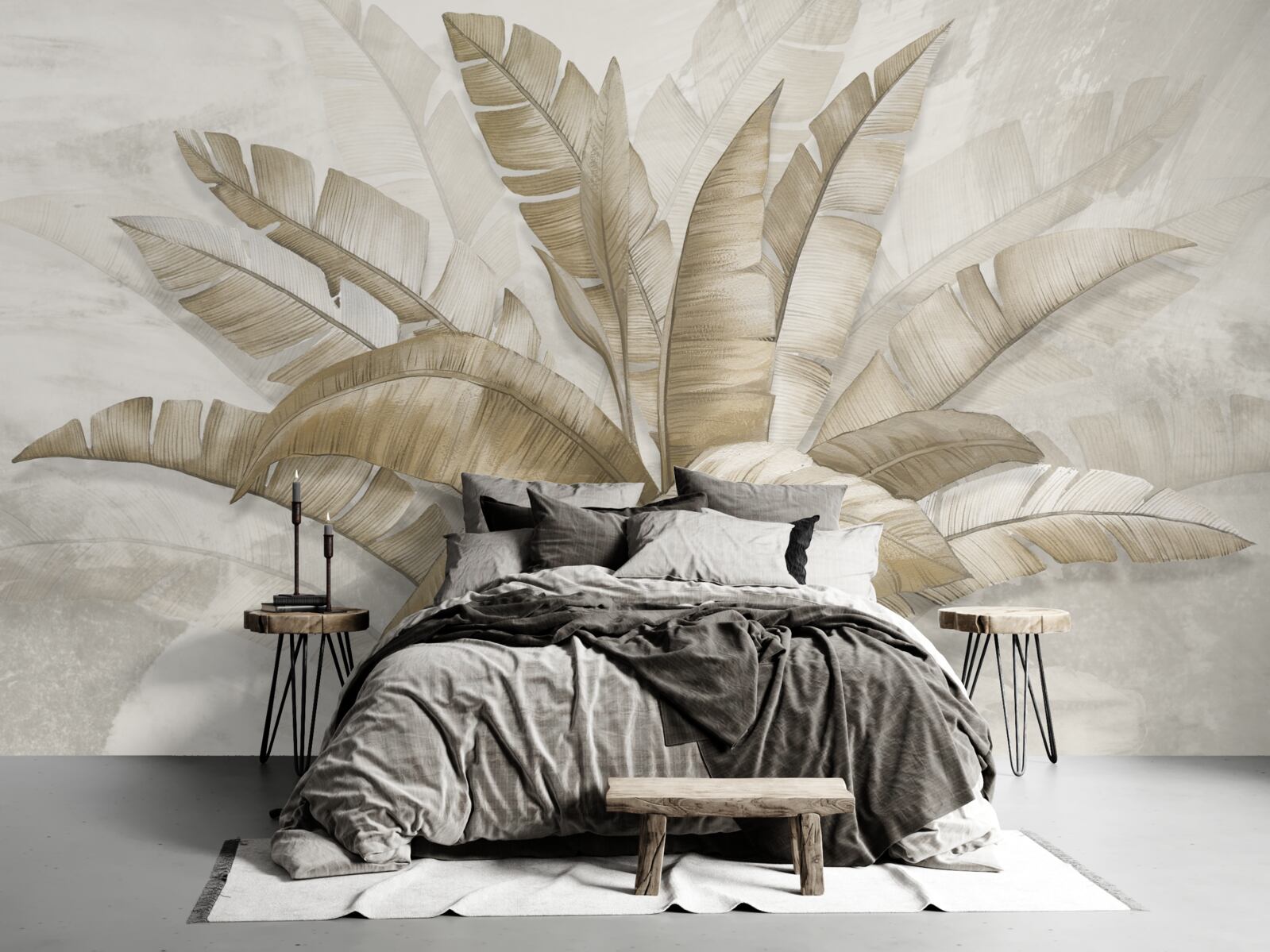 Фотошпалери пучок великого пальмового листя