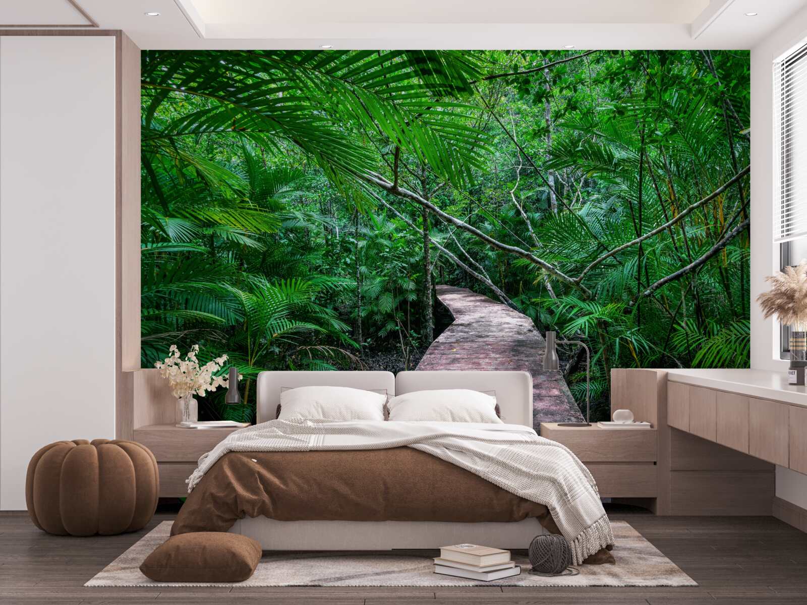 Фотошпалери Шлях до чарівних зелених тропіків