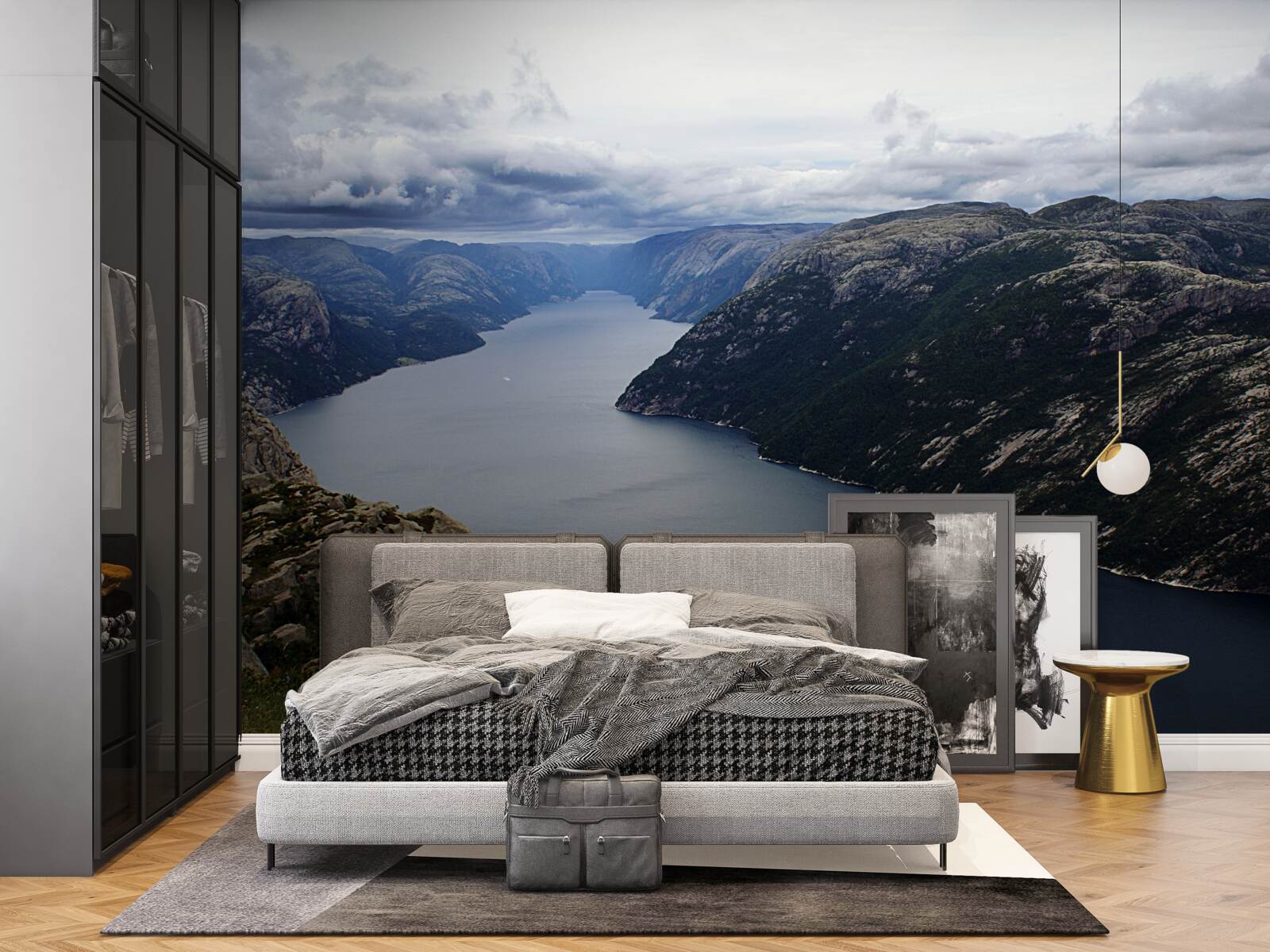 Фотошпалери тиха гірська річка