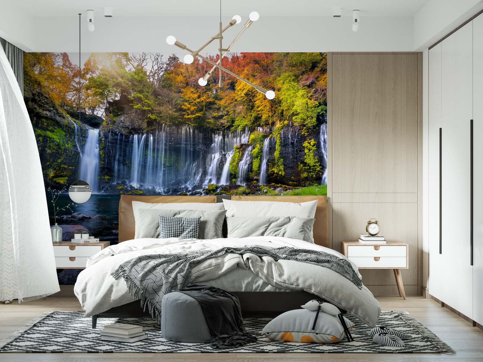 Фотошпалери ідилічні водоспади Сірайто