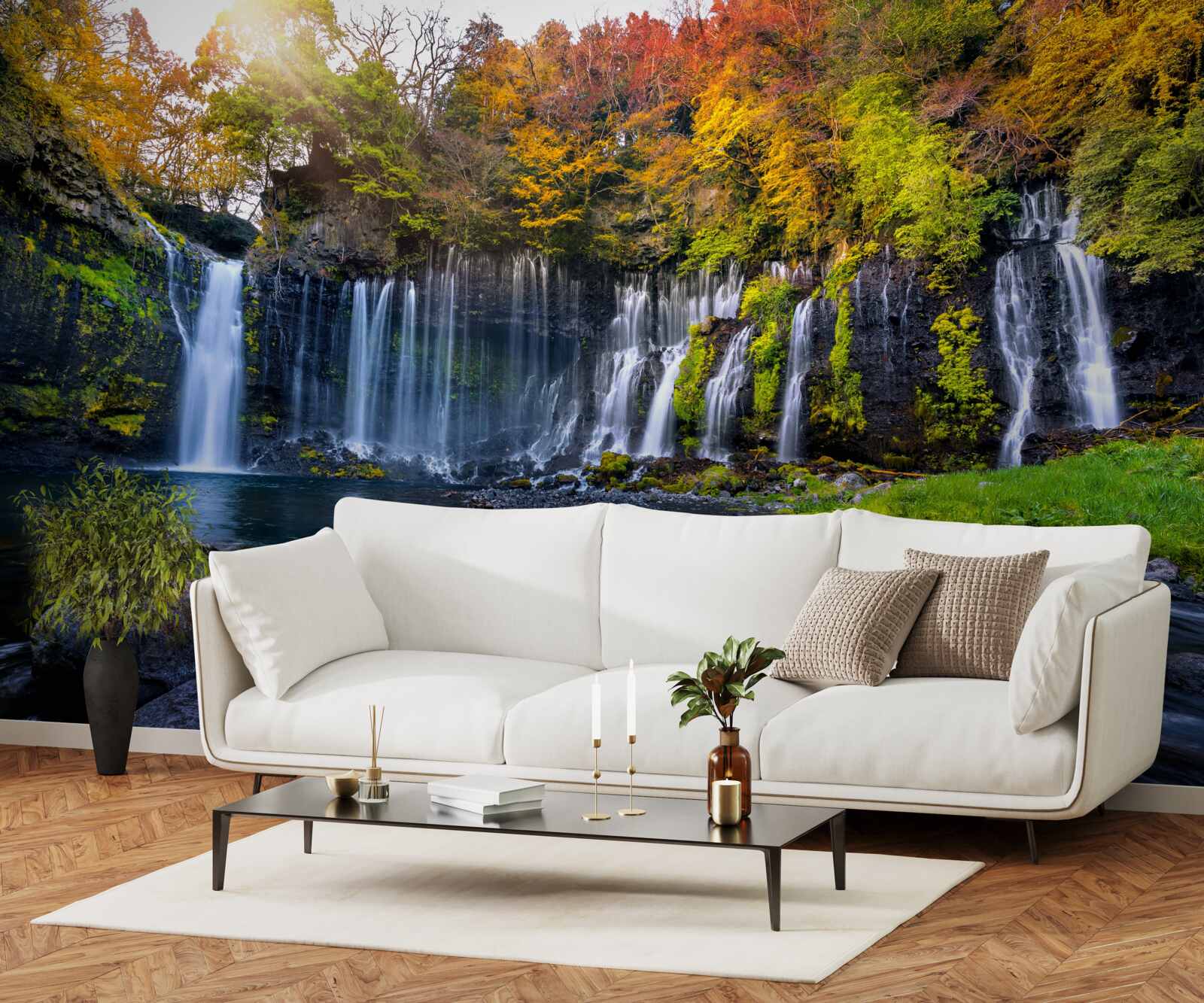 Фотошпалери ідилічні водоспади Сірайто