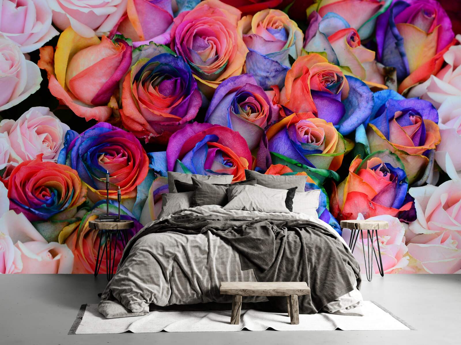 Фотошпалери рожевий на задньому плані, різні кольори рожевого