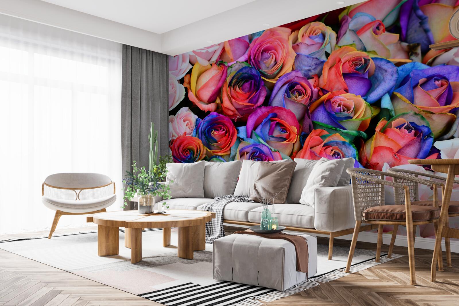 Фотошпалери рожевий на задньому плані, різні кольори рожевого