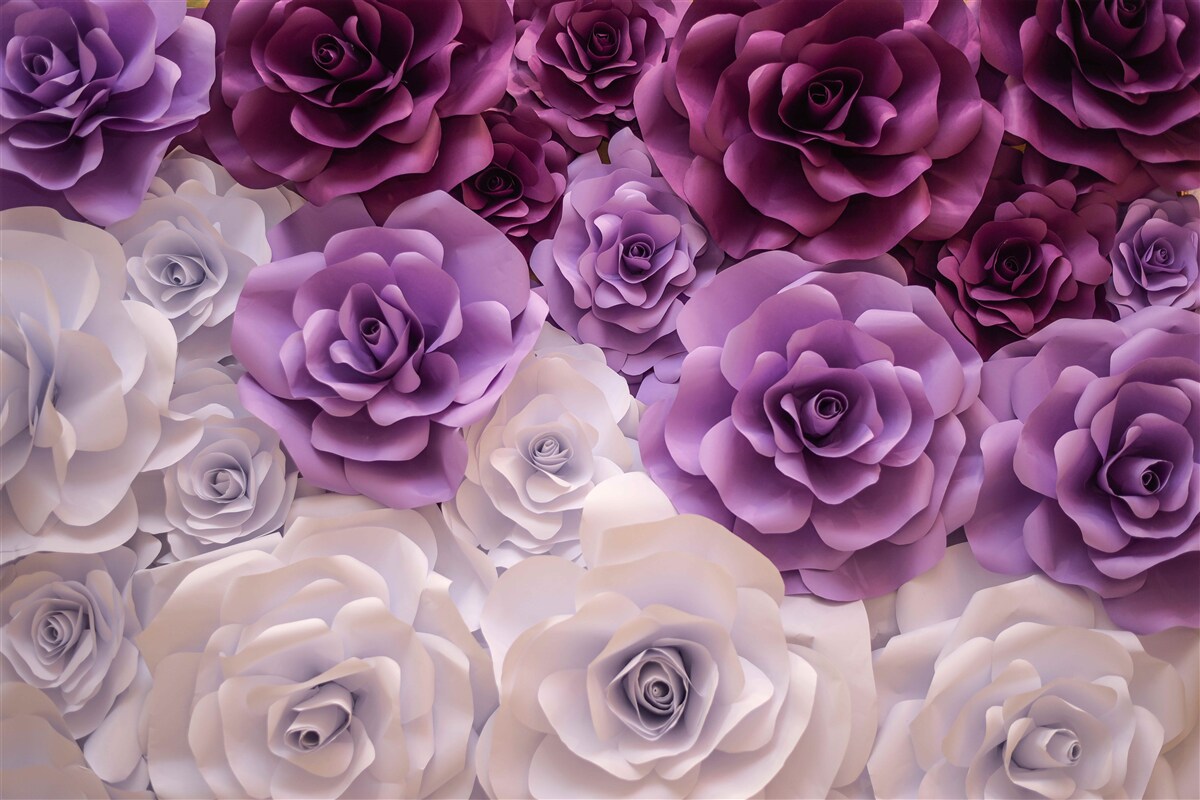 Фотошпалери композиція з шовкових квітів