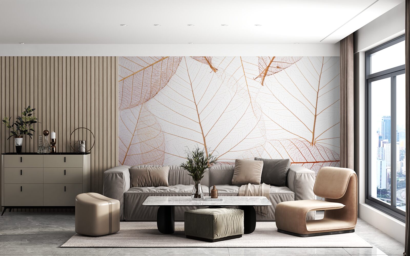 Фотошпалери прозорі простирадла в ніжному рожевому відтінку