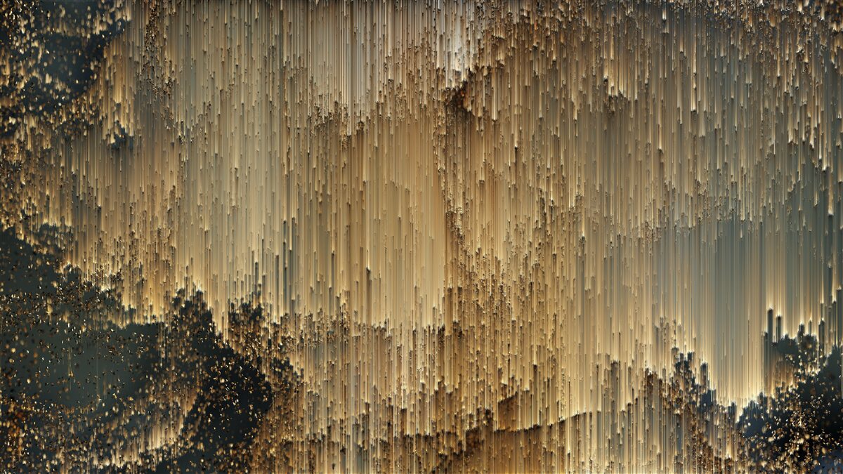 Фотошпалери струмені золота стікають вниз