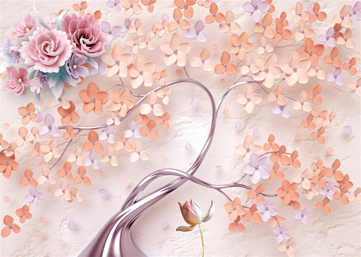 Фотошпалери дерево в яскравих осінніх кольорах