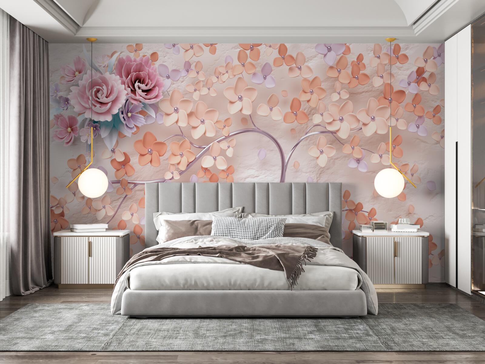 Фотошпалери дерево в яскравих осінніх кольорах