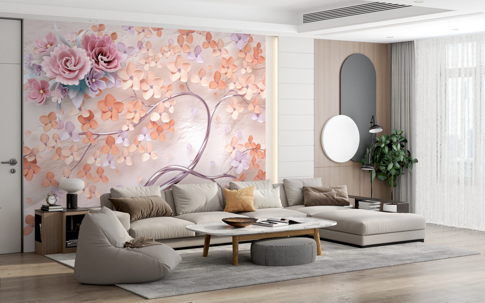 Фотошпалери дерево в яскравих осінніх кольорах