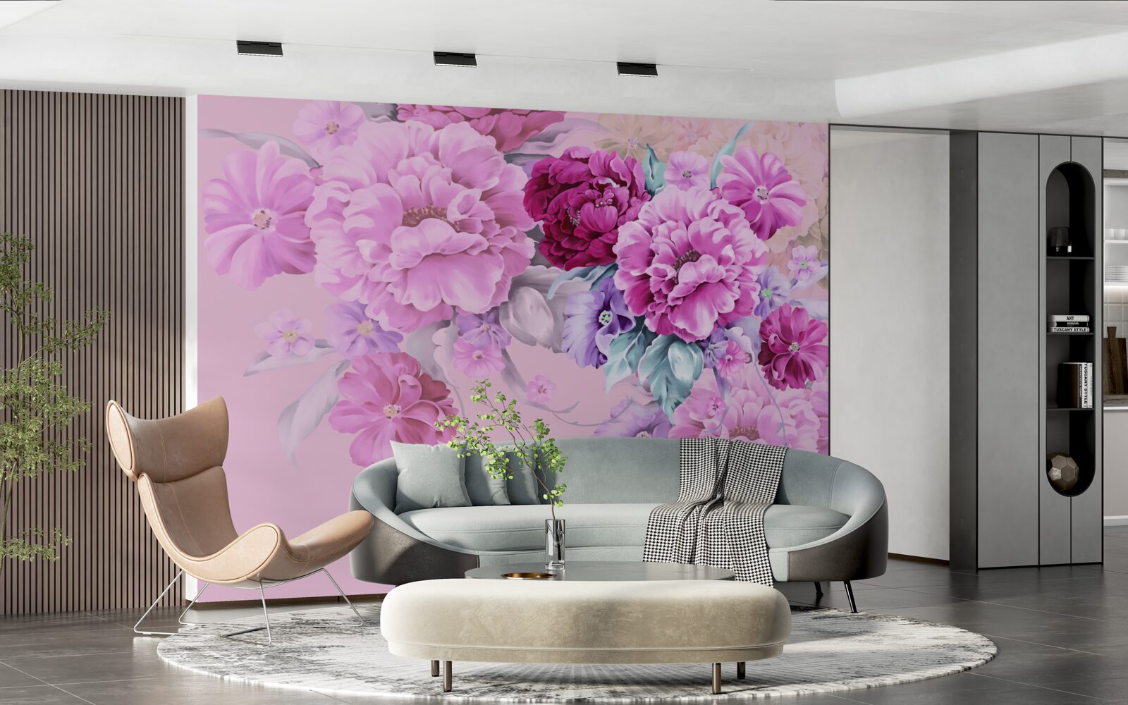 Фотошпалери Осінній букет в бузкових тонах