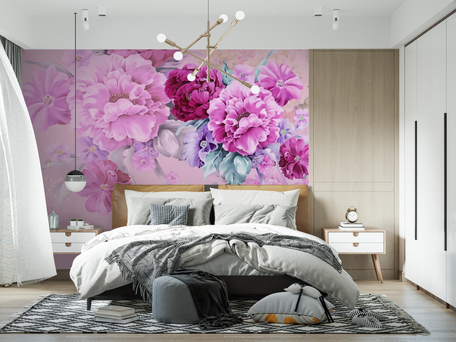 Фотошпалери Осінній букет в бузкових тонах