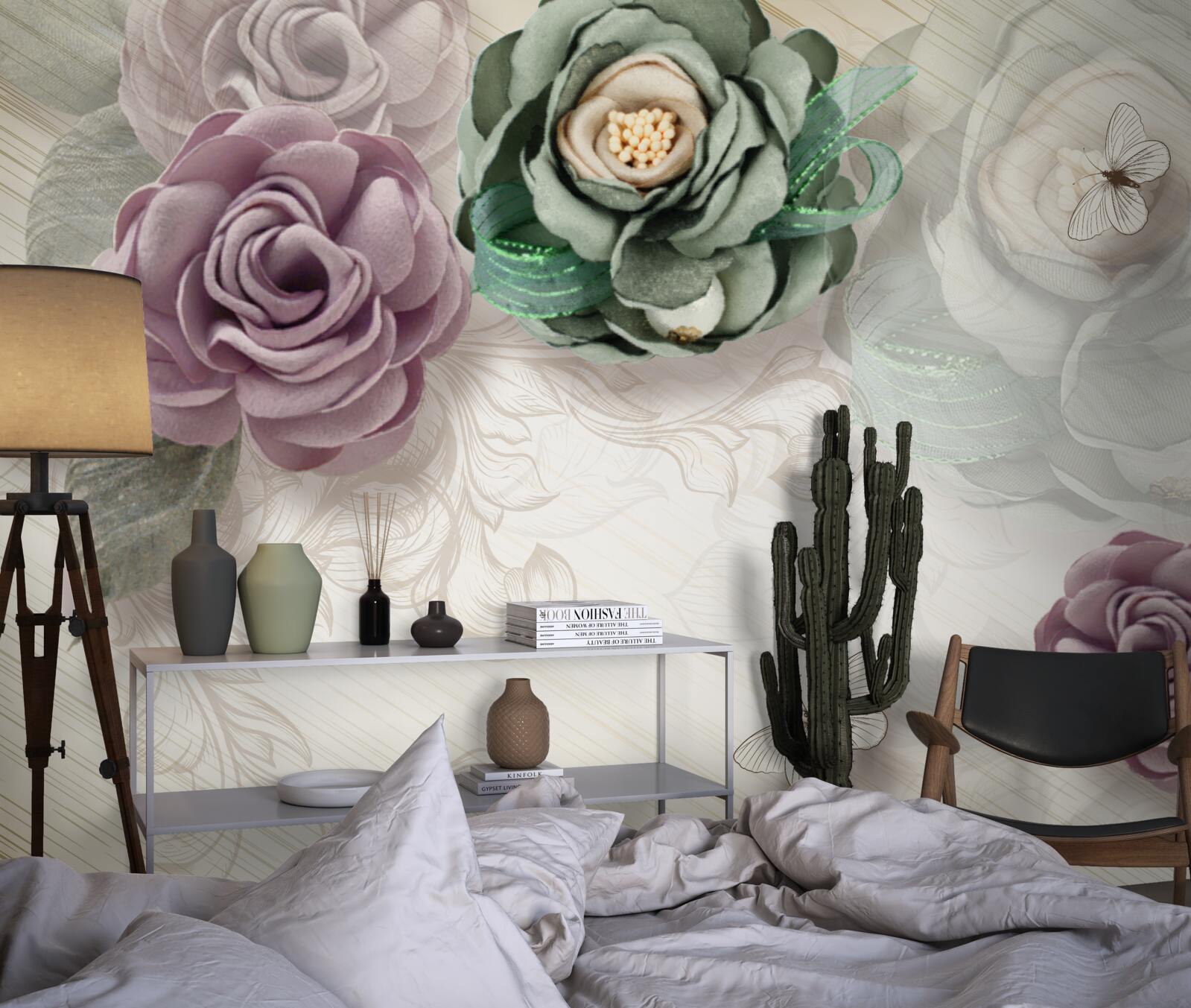 Фотошпалери унікальні мальовничі картини з троянд