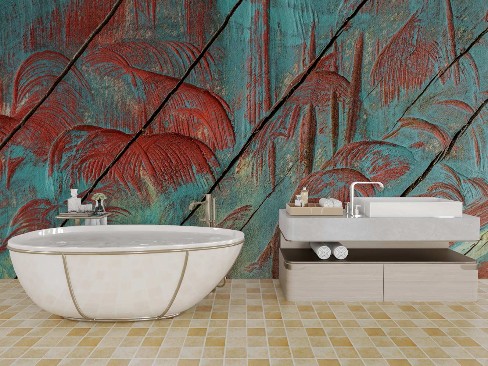 Фотошпалери абстрактне вінілове тло