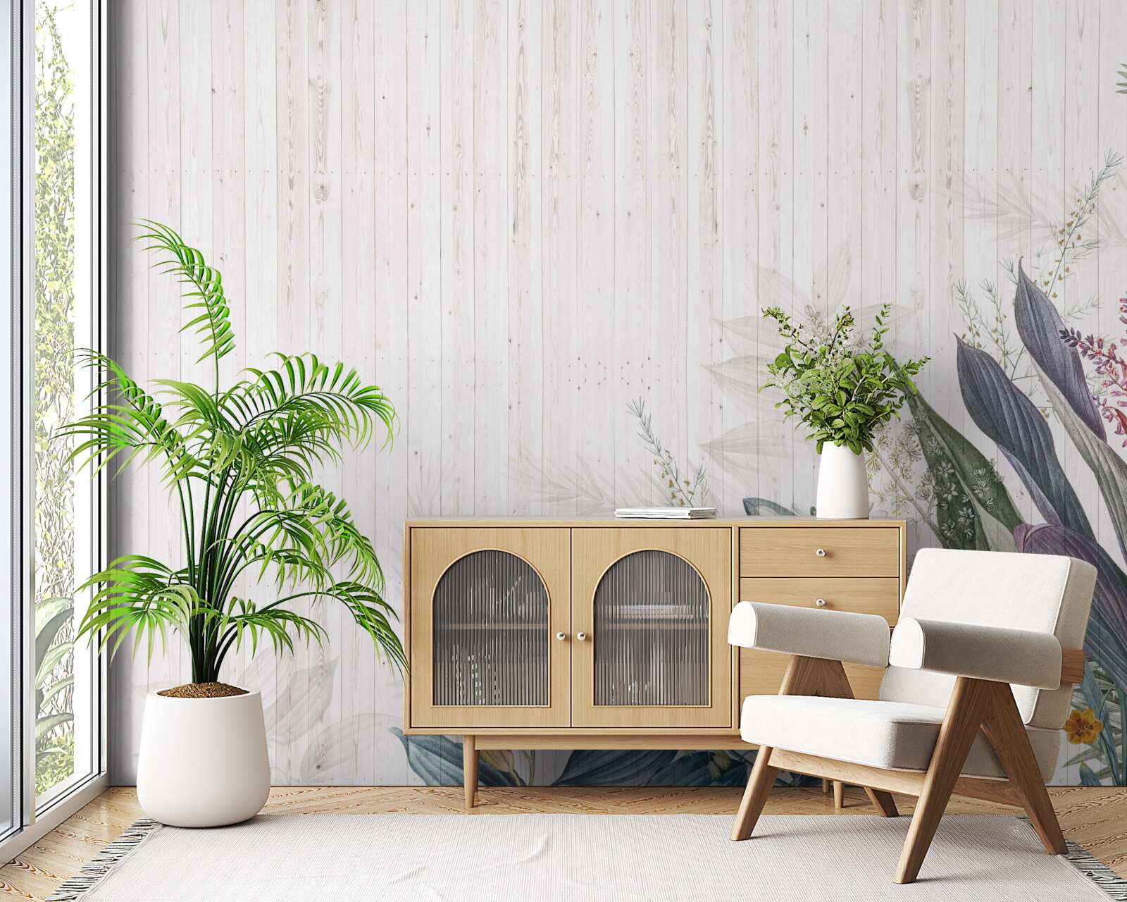 Фотошпалери листя екзотичного походження