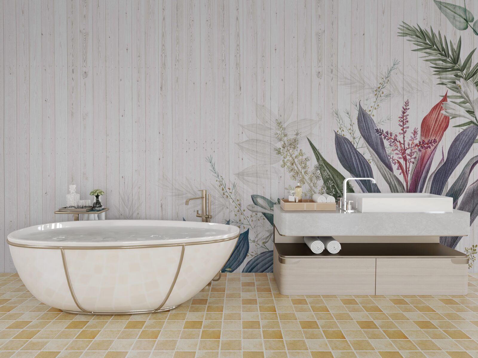 Фотошпалери листя екзотичного походження