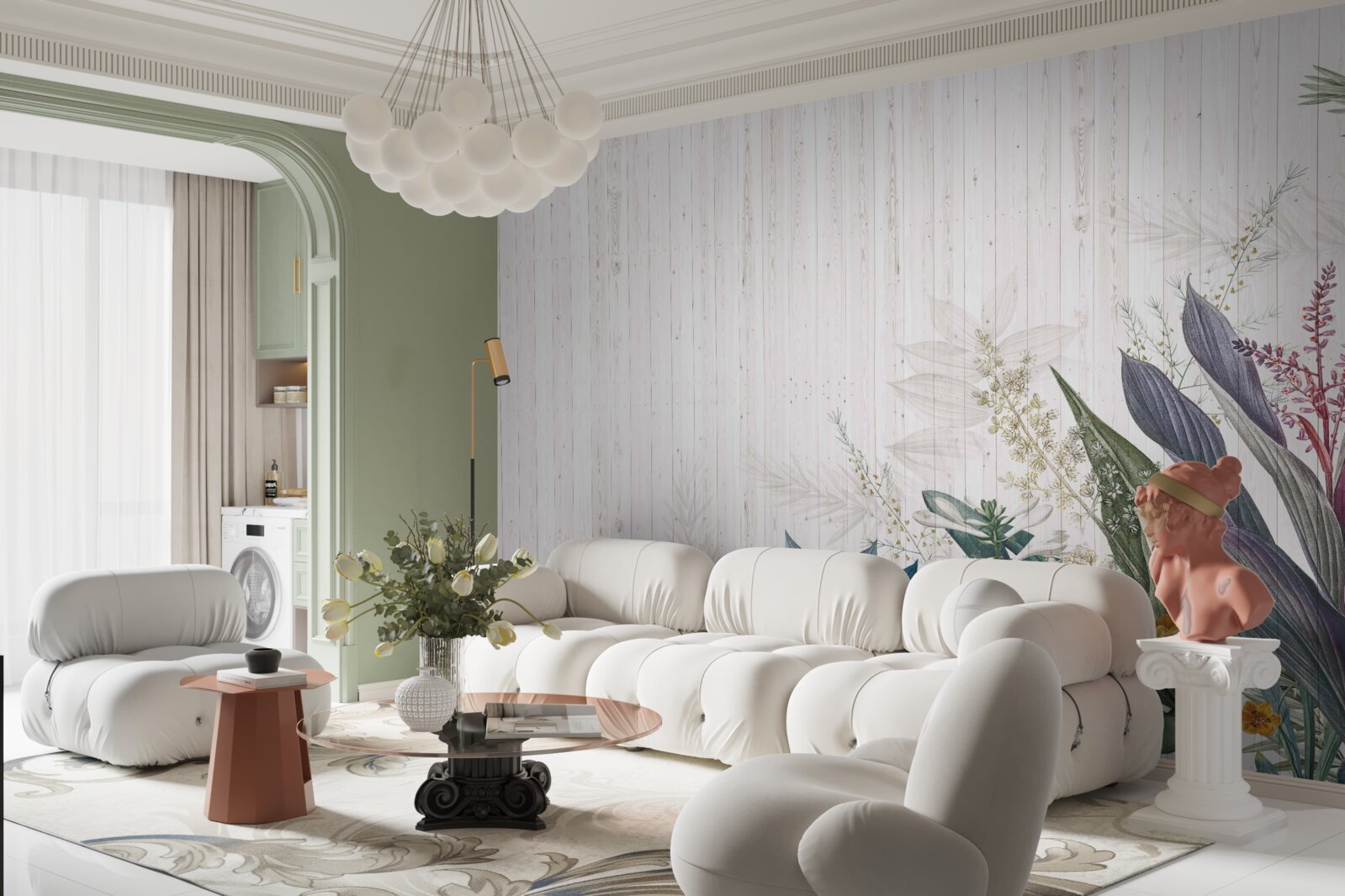 Фотошпалери листя екзотичного походження