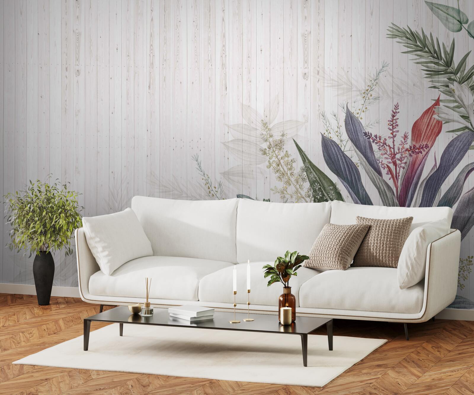 Фотошпалери листя екзотичного походження