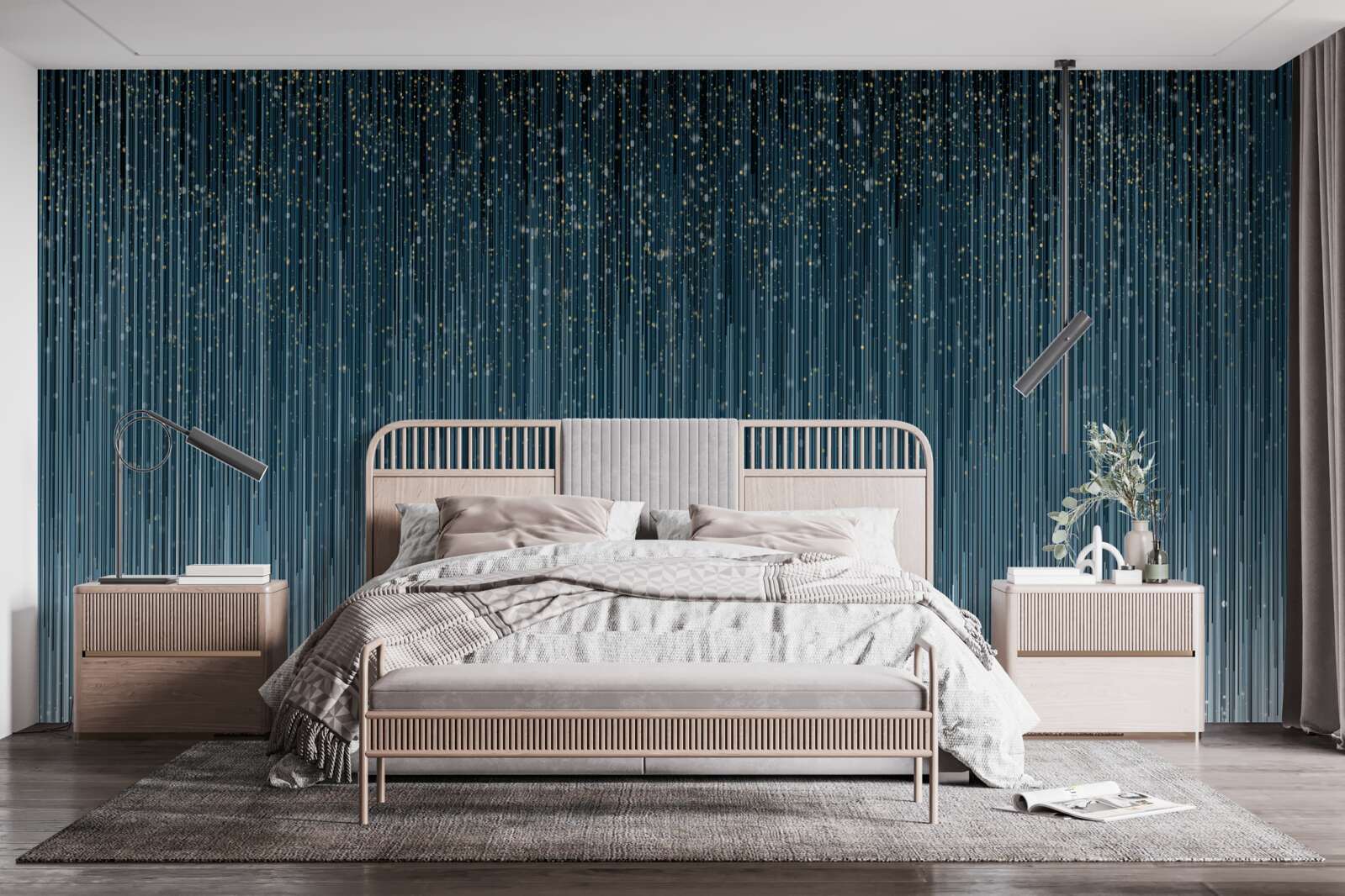 Фотошпалери сильний дощ вночі