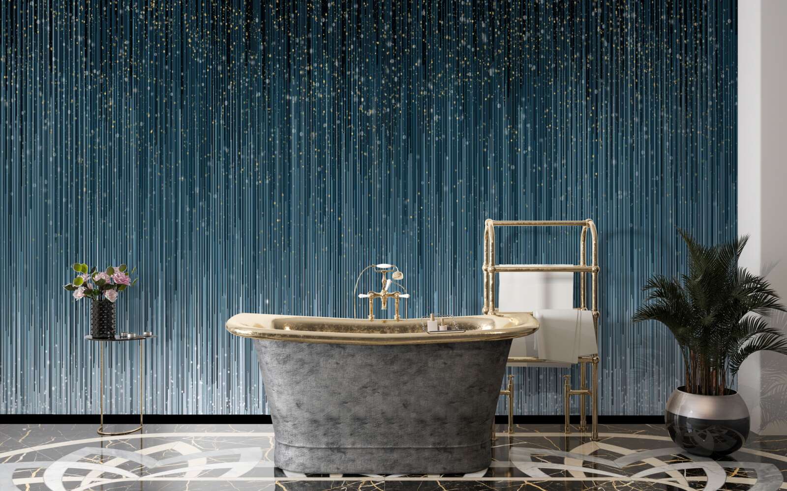 Фотошпалери сильний дощ вночі