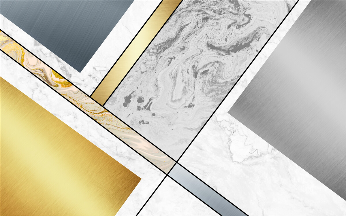 Фотошпалери поєднання різних видів мармуру