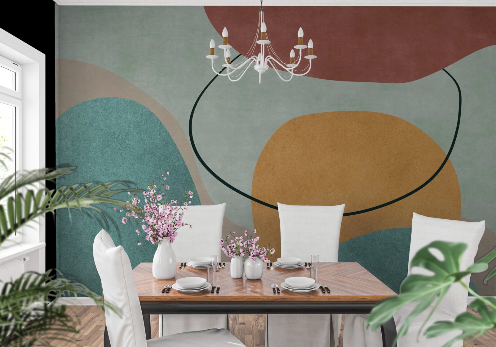 Фотошпалери вода поглинає сонце, що заходить