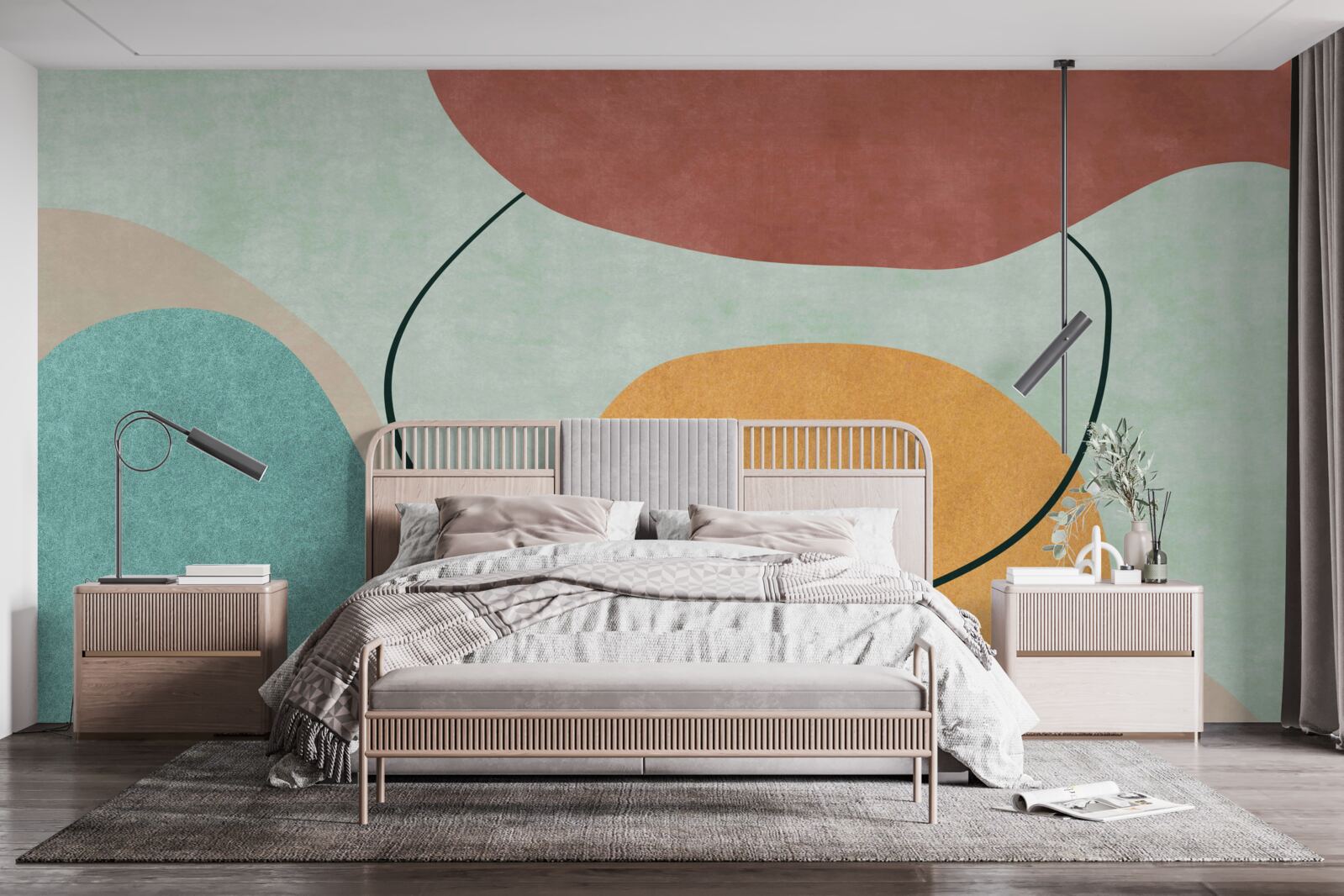 Фотошпалери вода поглинає сонце, що заходить