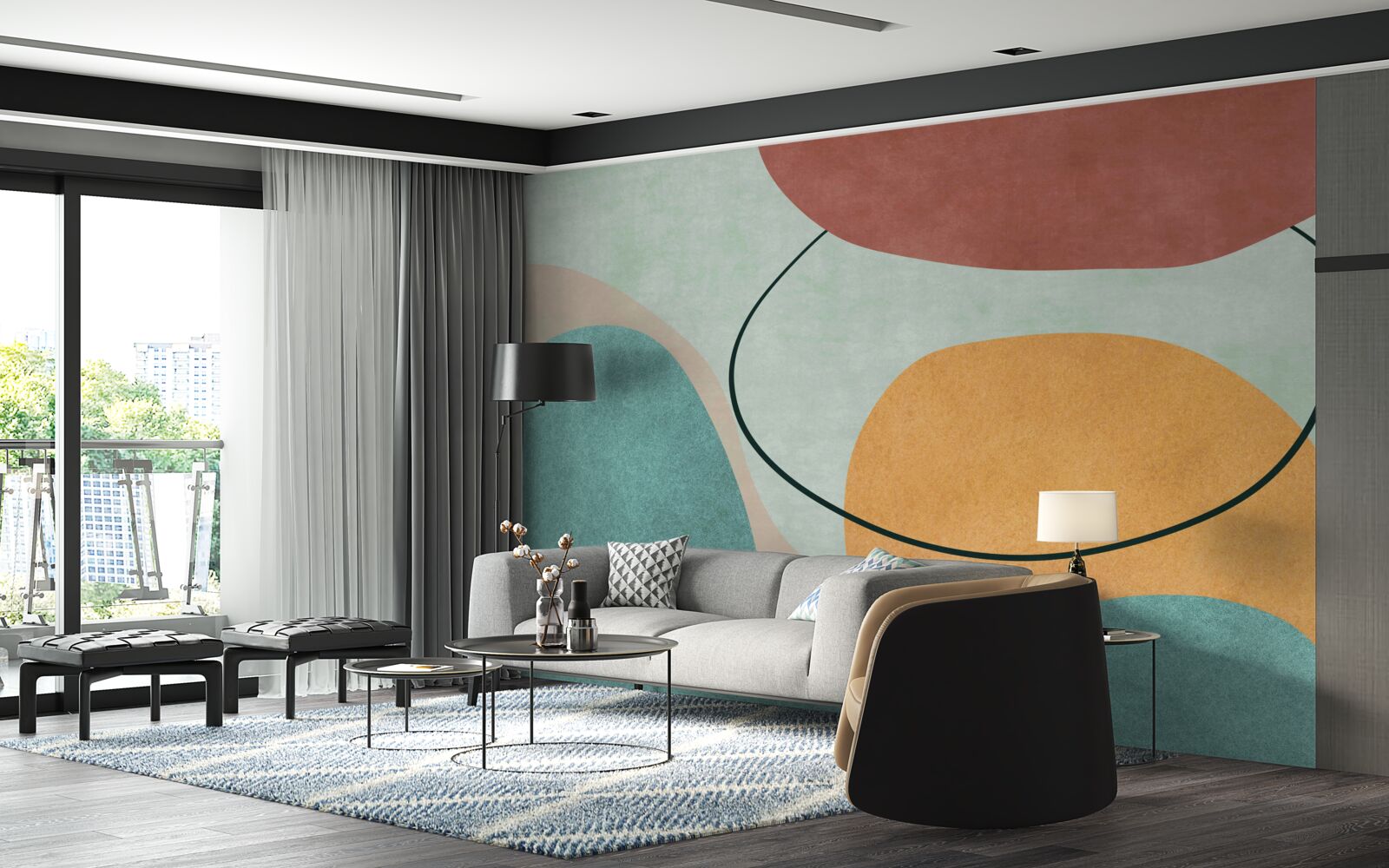 Фотошпалери вода поглинає сонце, що заходить