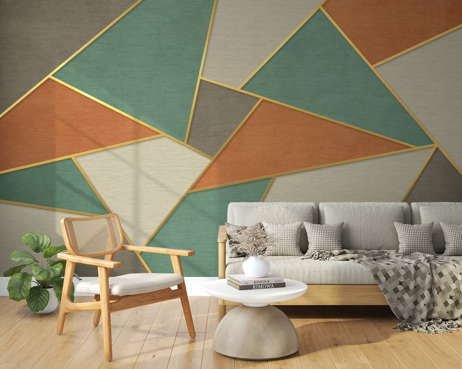 Фотошпалери пастельна мозаїка