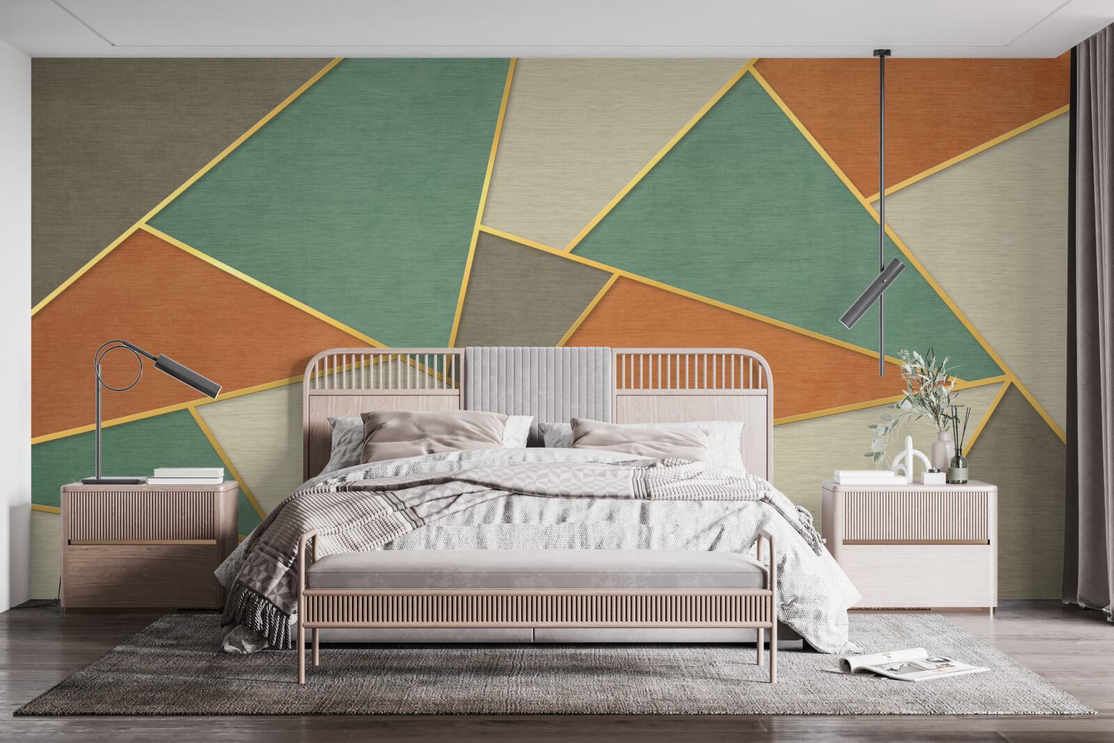 Фотошпалери пастельна мозаїка