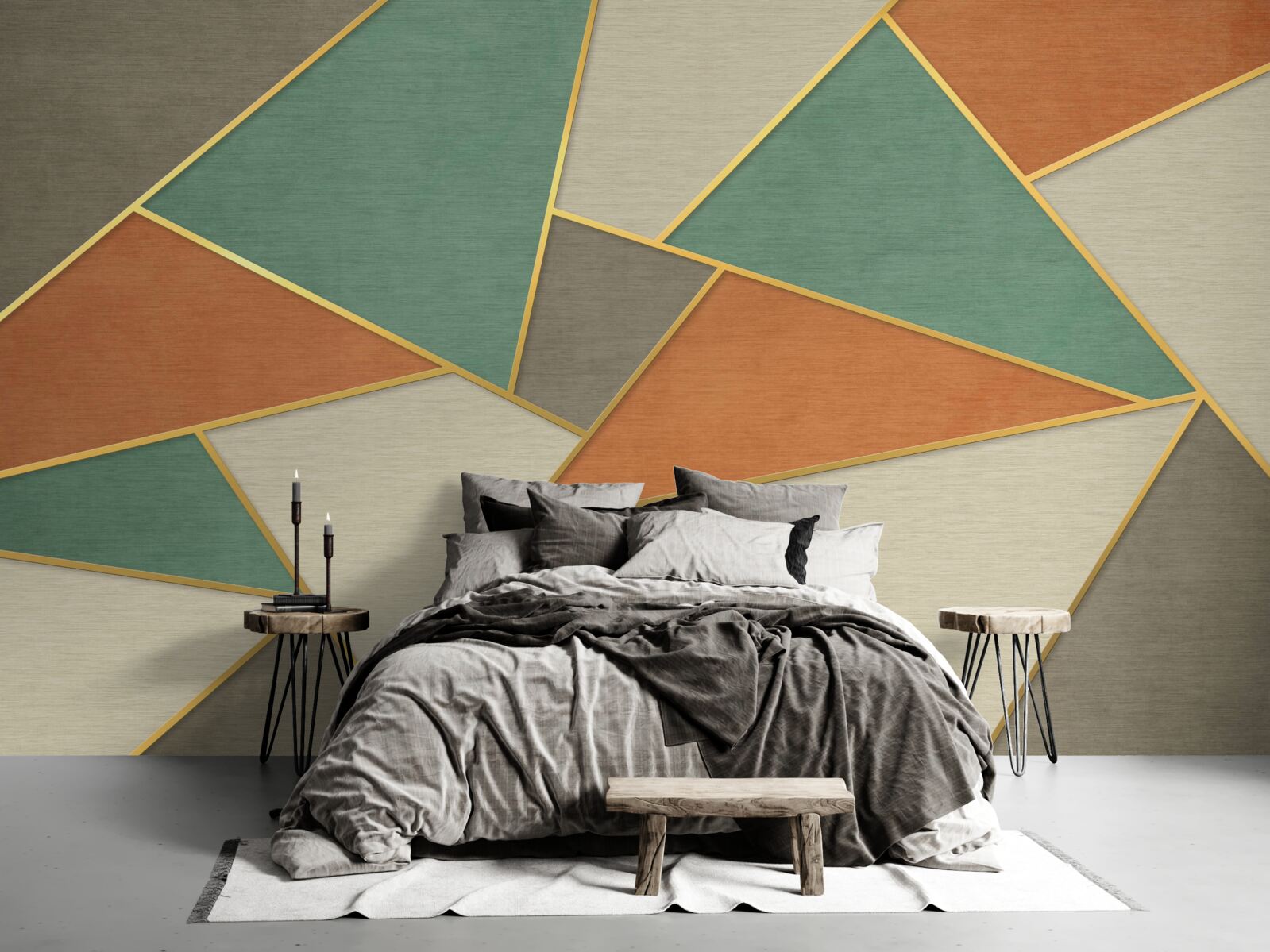 Фотошпалери пастельна мозаїка