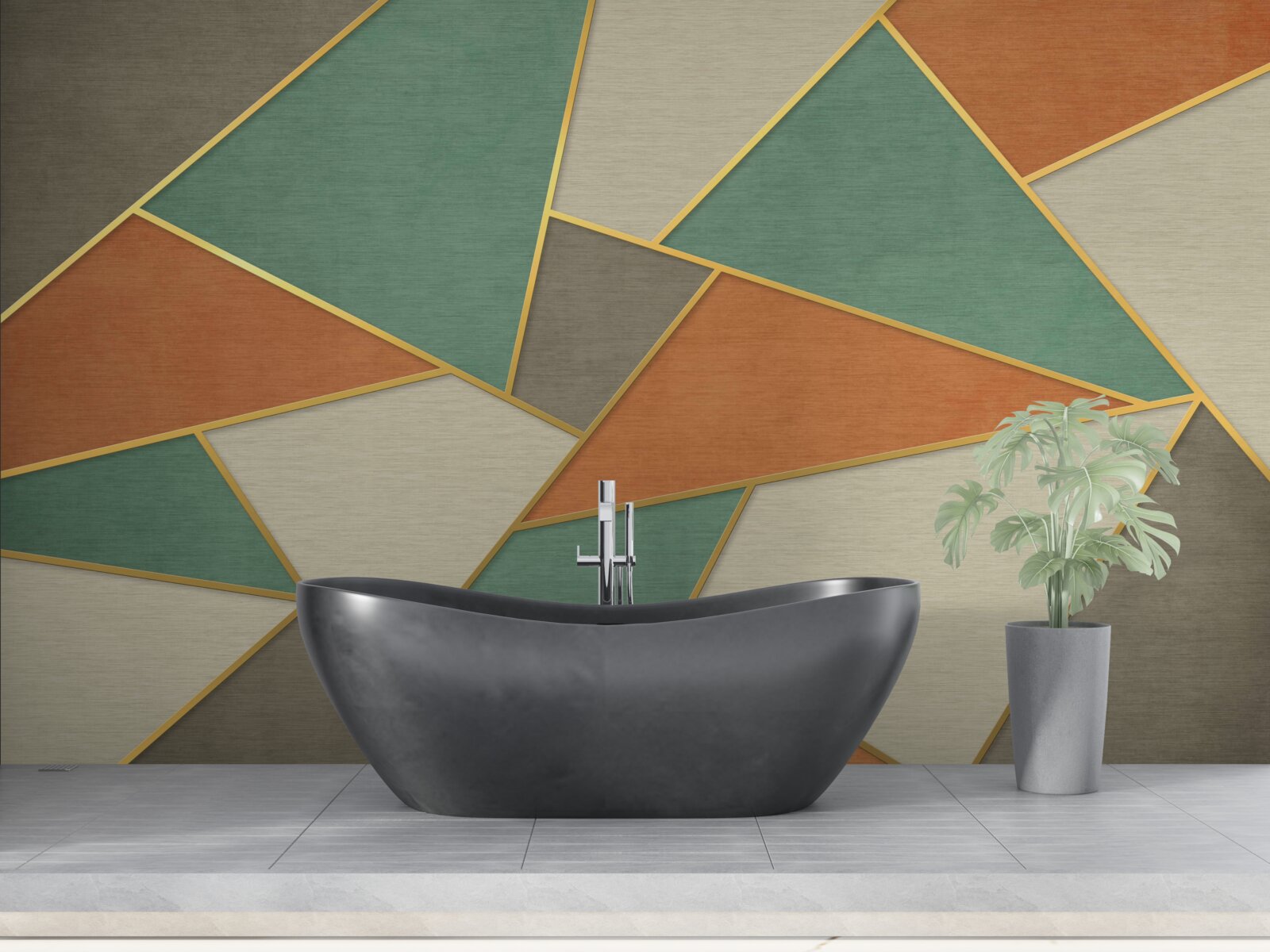 Фотошпалери пастельна мозаїка