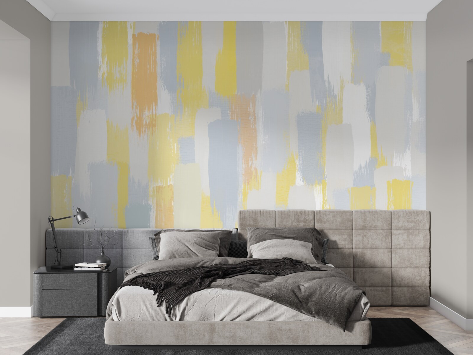 Фотошпалери золото і яскраві вертикальні лінії