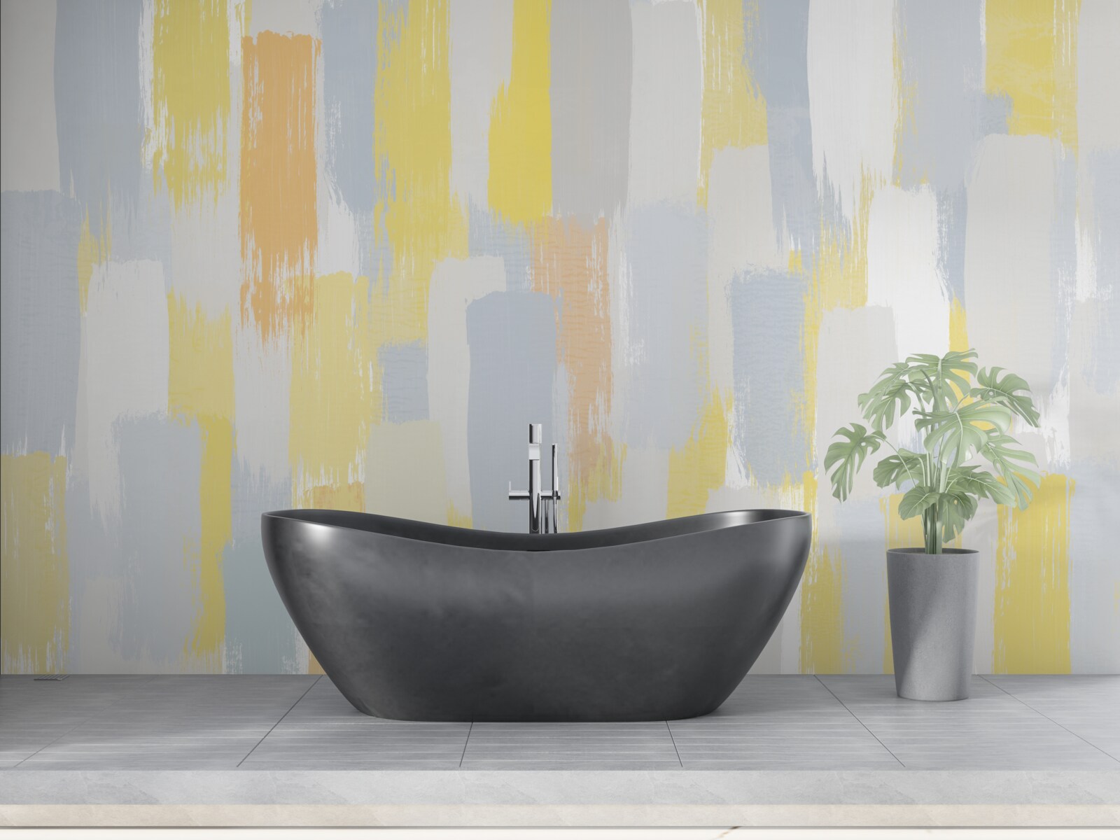 Фотошпалери золото і яскраві вертикальні лінії