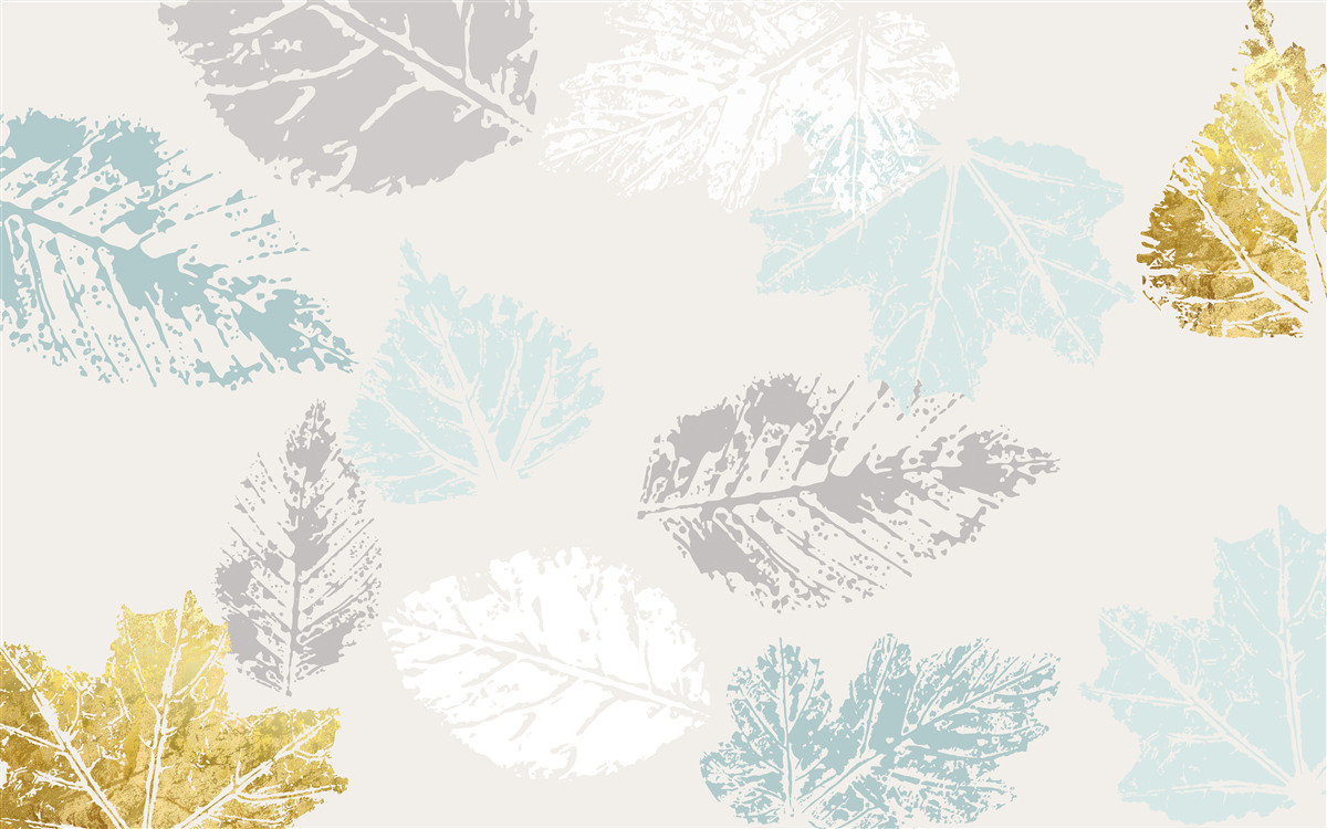 Фотошпалери осіннє листя залишає свій слід на фарбі