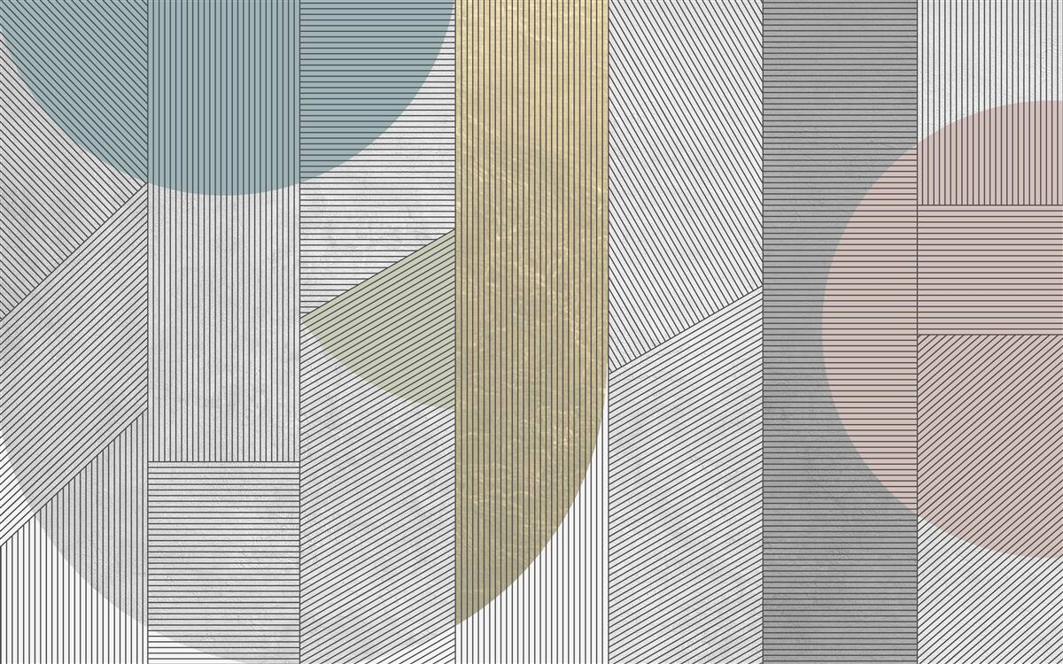 Фотошпалери змішана послідовність вертикальних і горизонтальних ліній