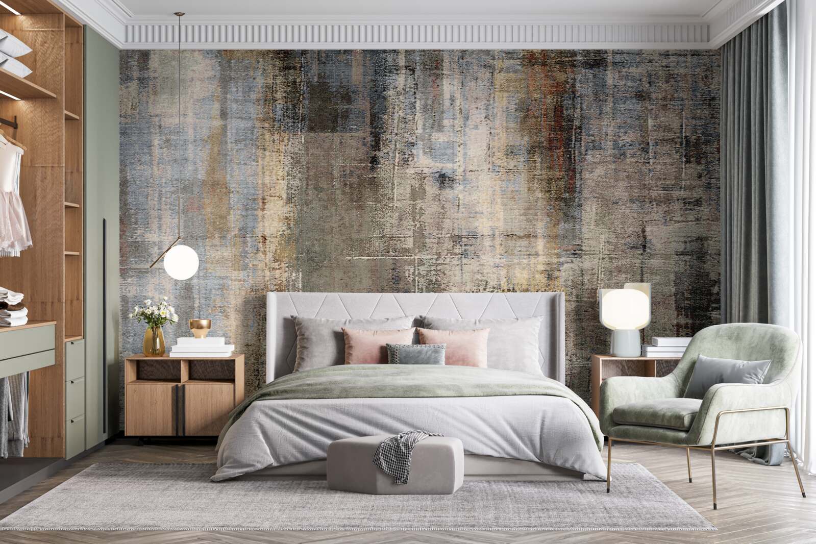 Фотошпалери дизайн індійського килима