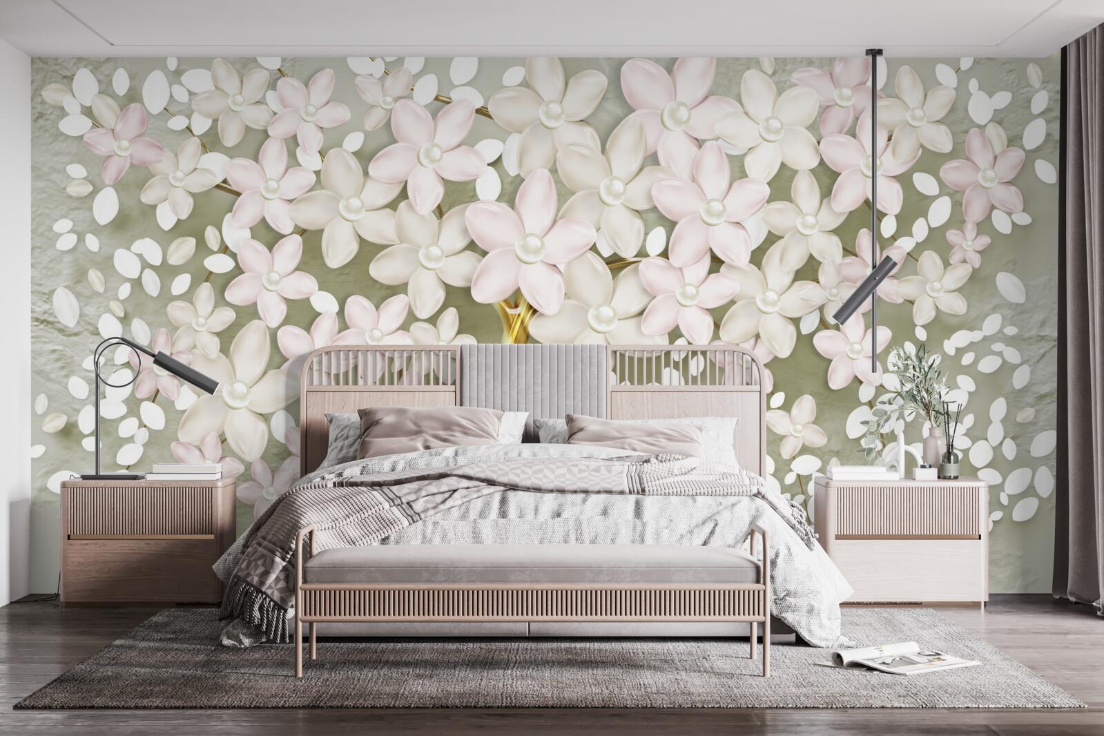 Фотошпалери яскравий бузок у повному розквіті